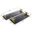 Ensemble de 2 tables basses Marble