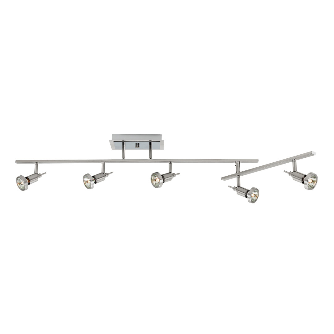 Philpott 51.5'' 5 -Light Fixed Track Track Kit with Dimmable and Adjustable Head Wrought Studio™ 