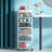 6-Drawer Rolling Storage Cabinet, Clear Plastic Organizer Cart with Wheels & Top Shelf