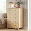 Commode haute 6 tiroirs avec base festonnée-827280163
