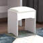 Bureau de coiffeuse avec miroir et lumières pour le maquillage et la chaise Fashion