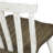 Catriel Slat Back Side Chairs w/ Two-Tone Finish