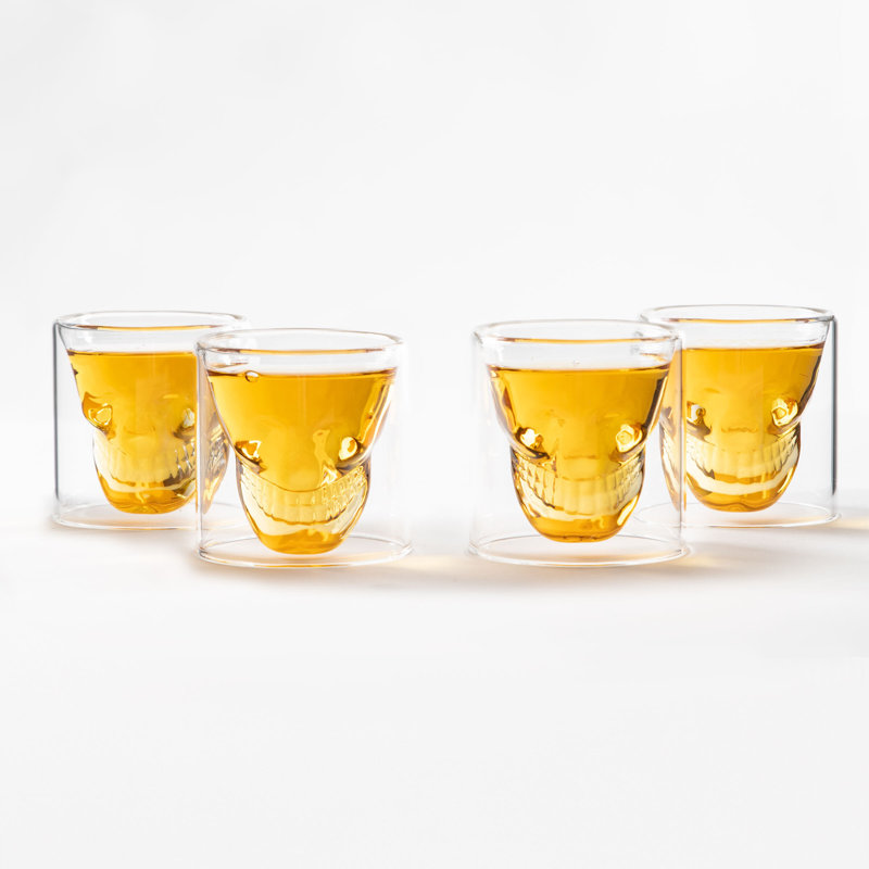 Old Fashioned Skull Glasses