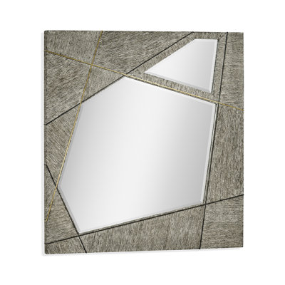 Geometric Flat Wall Mirror