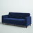 Perdue 81.5" Velvet Square Arm Convertible Sofa-1134429065