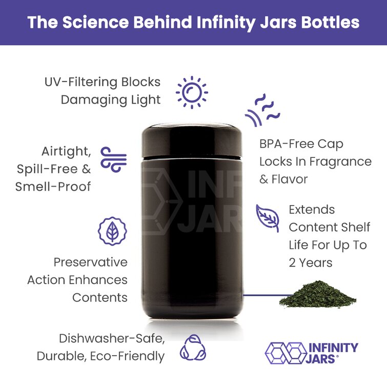 Infinity Jars Free-Standing Spice Jars