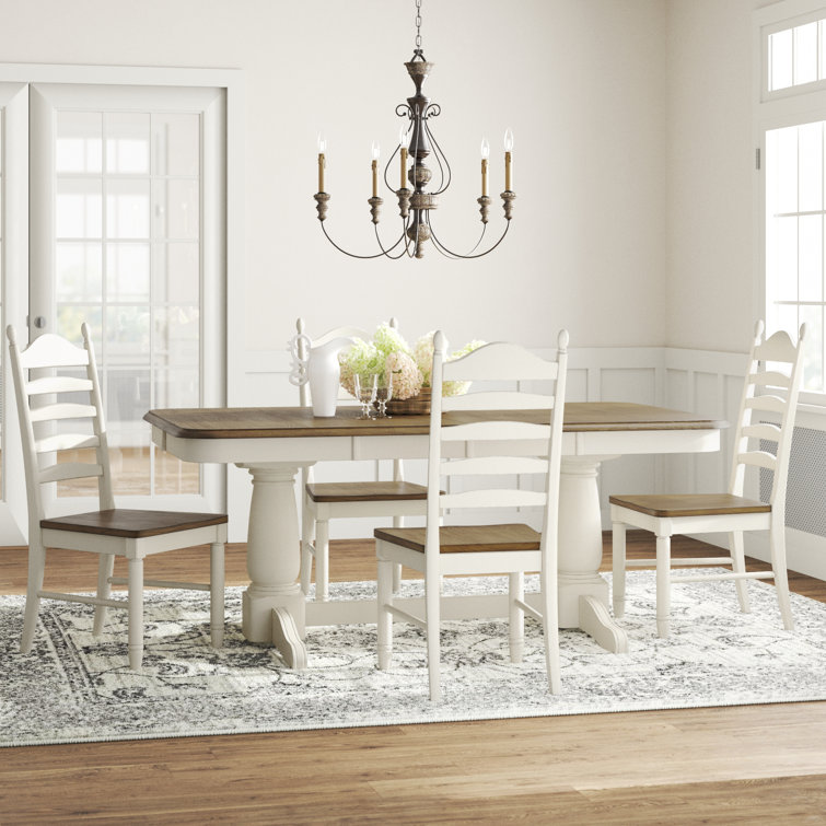 Lytham Butterfly Leaf Wood Dining Set
