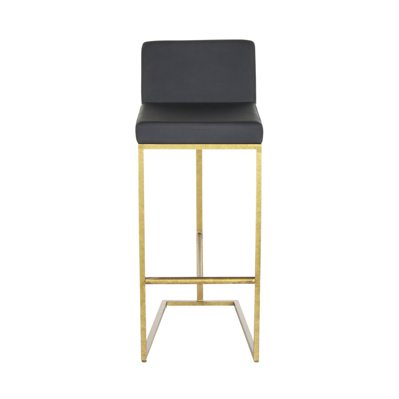 Tabouret de bar Outrageous, Or royal, Noir, noir, noir, noir
