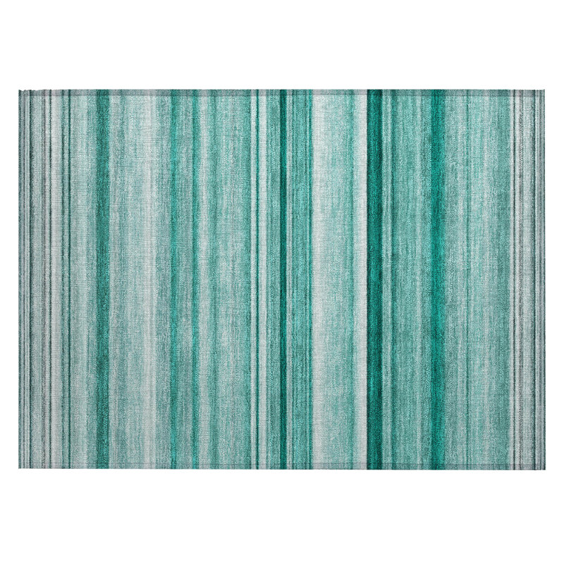 Tapis extérieur lavable antidérapant 2 pi x 3 pi Aqua