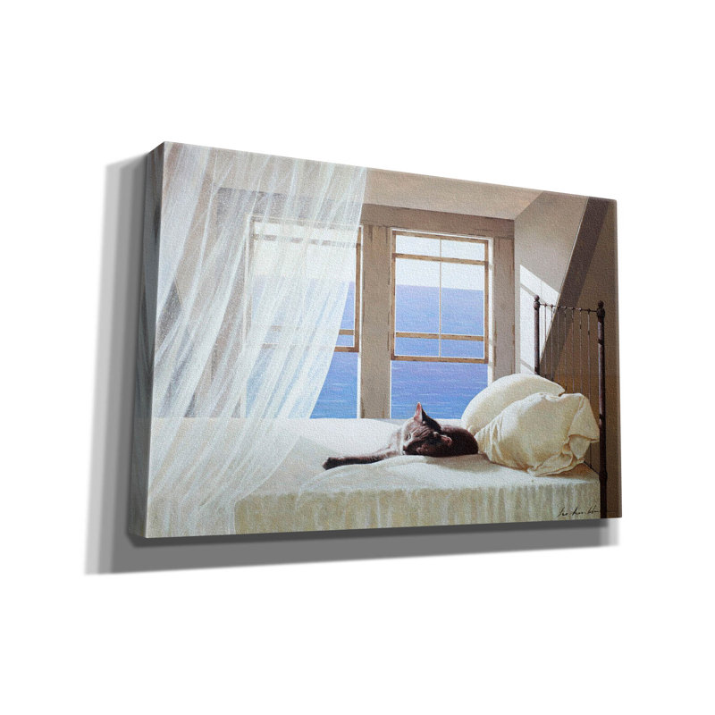 «Nap Time» par Zhen-Huan Lu, art mural sur toile, H 40 po x l 60 po x P 1,5 po