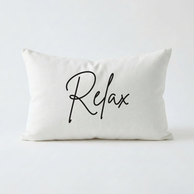 Relax Pillow 16"X12" White