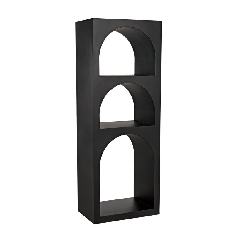 Aqueduct Geometric Bookcase, (2 Shelves) 59" H x 22" W x 14" D