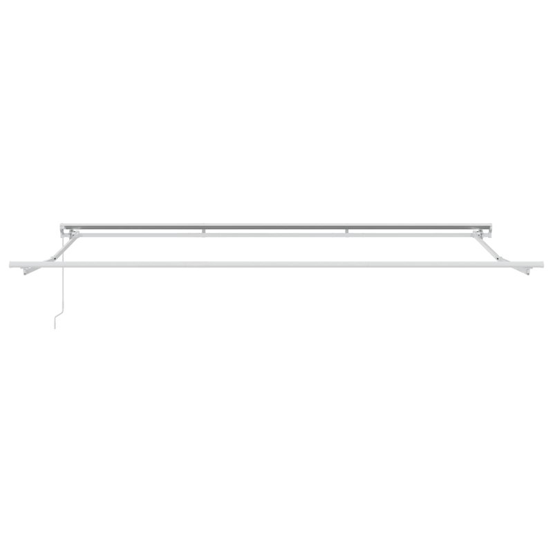 VidaXL Retractable Patio Awning, 500cm W x 300cm D, White
