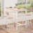 Lysle 5-Piece Industrial Bar Table Set with Metal Shelf, Dining Set, Counter Height Table & 4 Bar Stools-1146240952-1146240954-1146240956