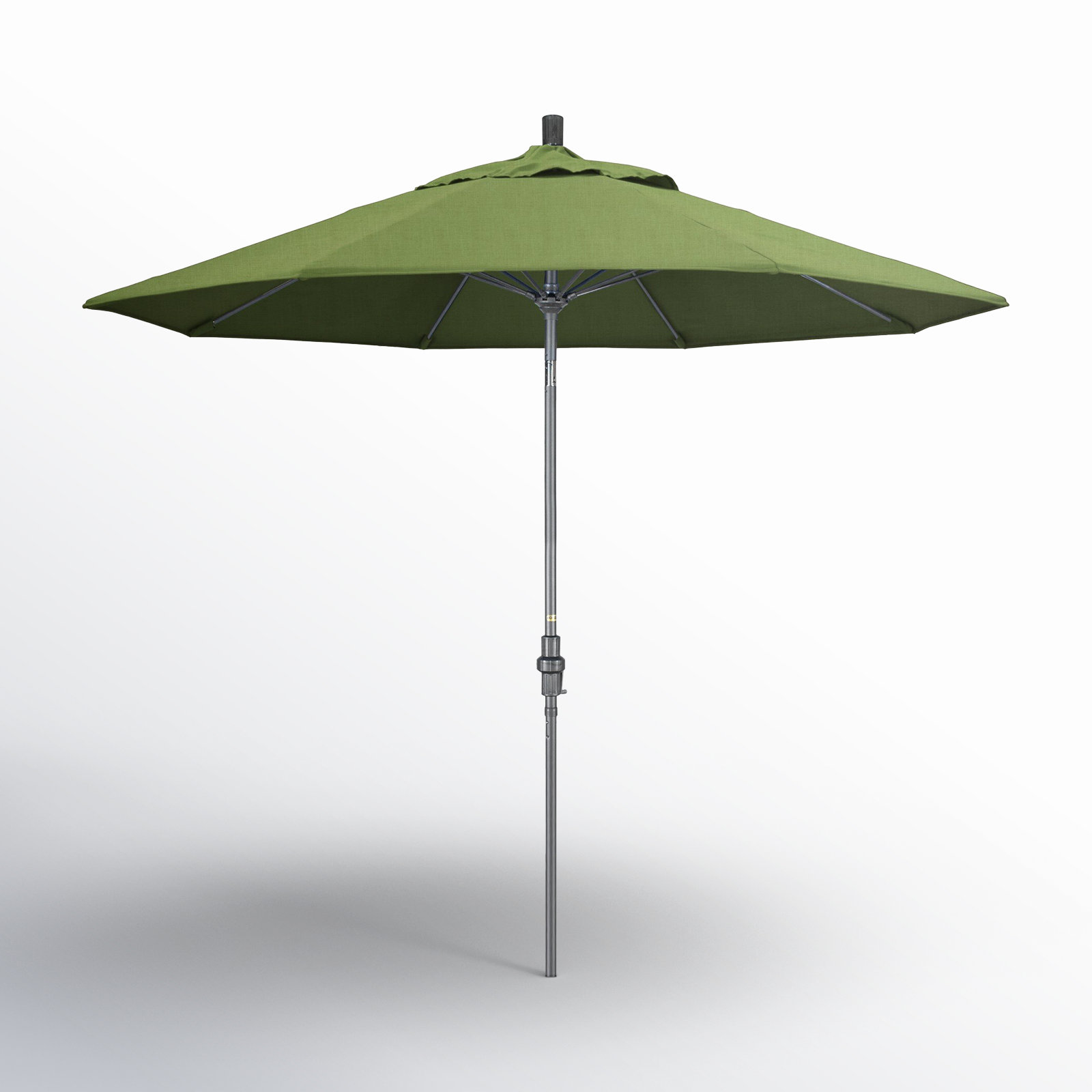 Roverta 9' Sunbrella® Market Umbrella, Spectrum Cilantro Sunbrella® Plainweave, Silver