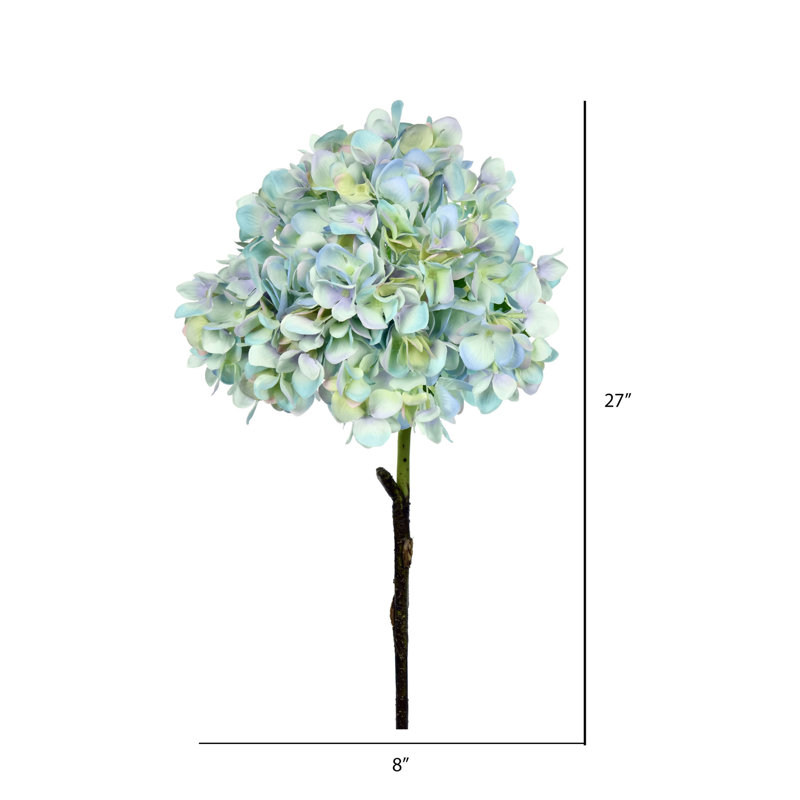 Jet d'hortensia artificiel, bleu