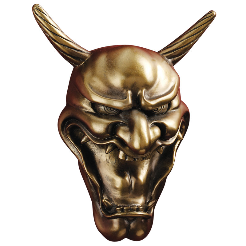 Sculpture murale Hannya Demon Kagura