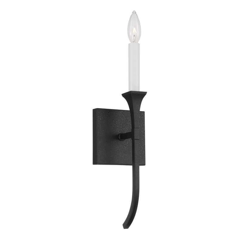 Decklan Steel Candle Wall Light