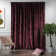 Rideau simple extra long et extra large en velours brillant de luxe