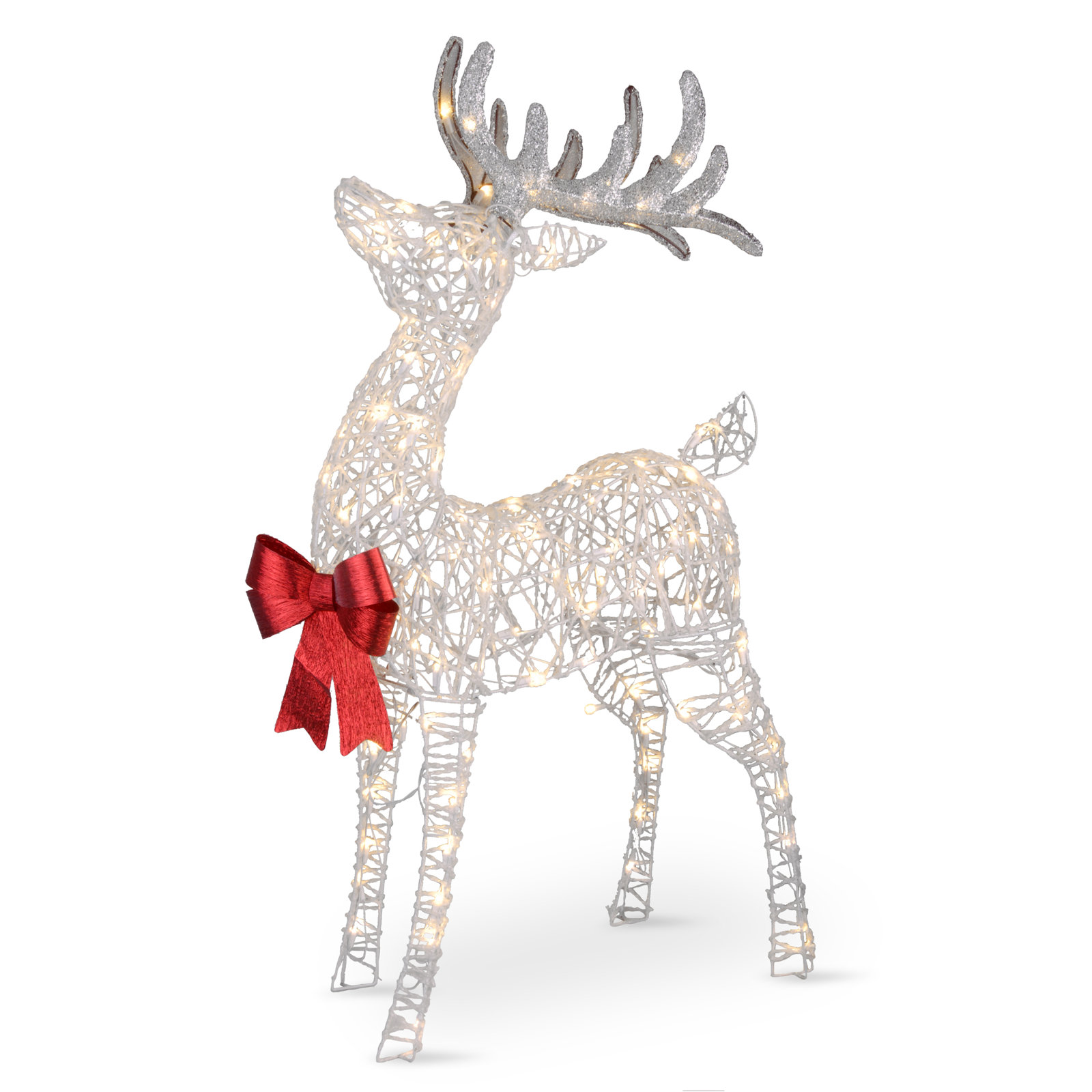 National Tree Company 48 in. Pre-lit Standing Buck