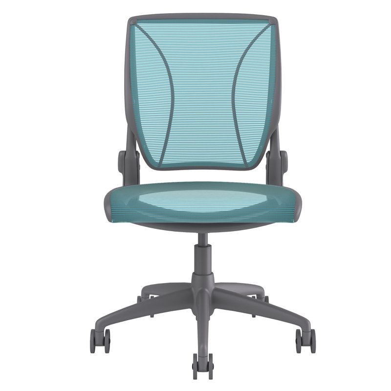 World Mesh Task Chair, Gray, Silver, Adjustable