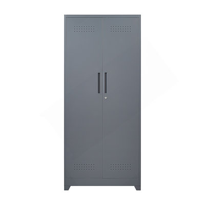Metal Lockers, Cleaning Tool Cabinets With Locking Doors, High Broom Tool Storage Cabinets, Adjustable Shelves, Large Cabinets For Kitchens, Offices, Shops.