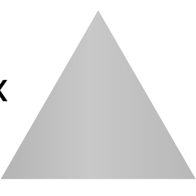 Décalcomanie murale motif triangle