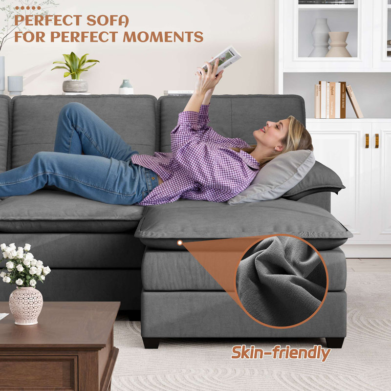 Rezarta 3-Piece Upholstered Sectional