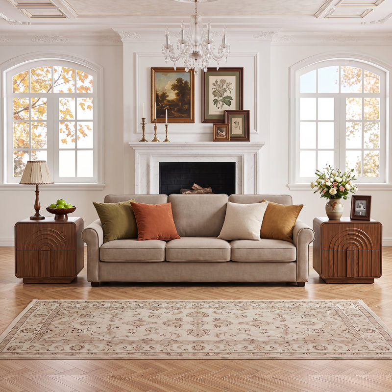 Ensemble de table de bout, Walnut