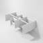 Meuble-lavabo double l 72 po x P 22 po Geneva-213096684