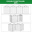 Ruhland 112cm H x 365cm W Metal Fencing with 4 Panel(s) Included