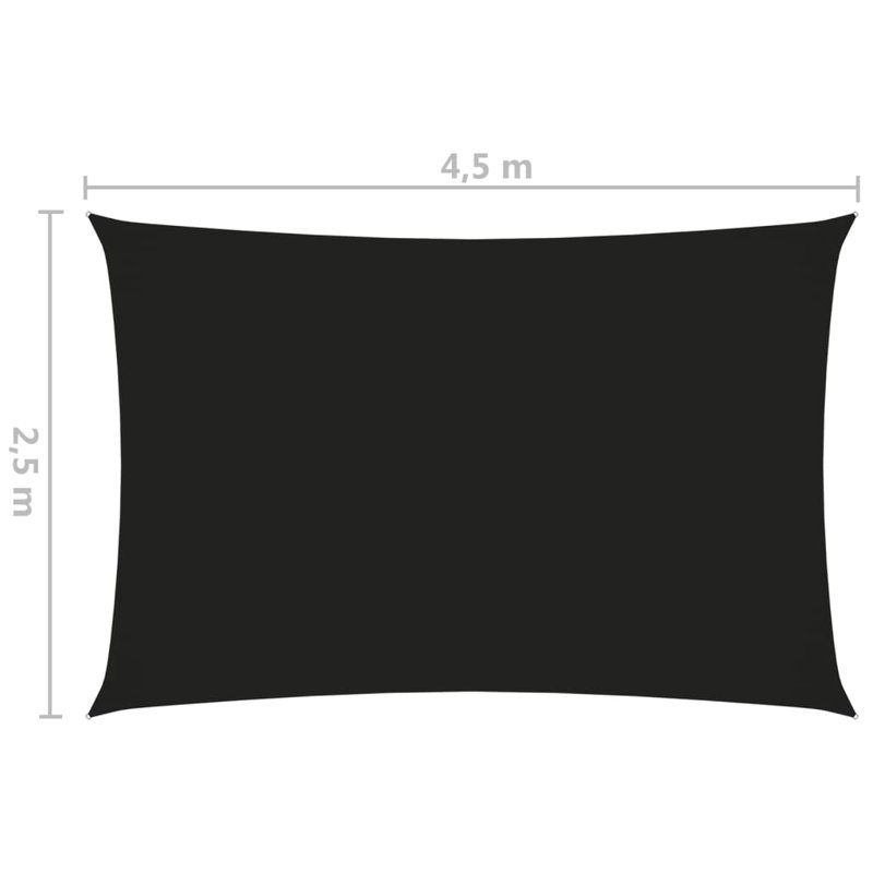 Naplate 2.5m x 4.5m Rectangular Shade Sail
