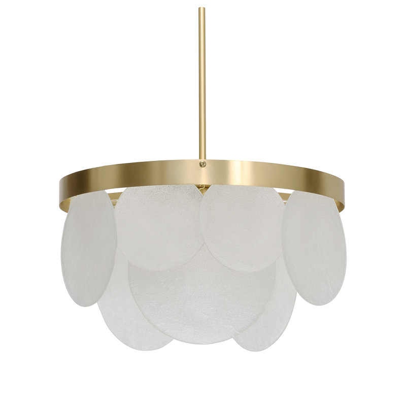 Sasha 3 - Light Chandelier, Satin Brass