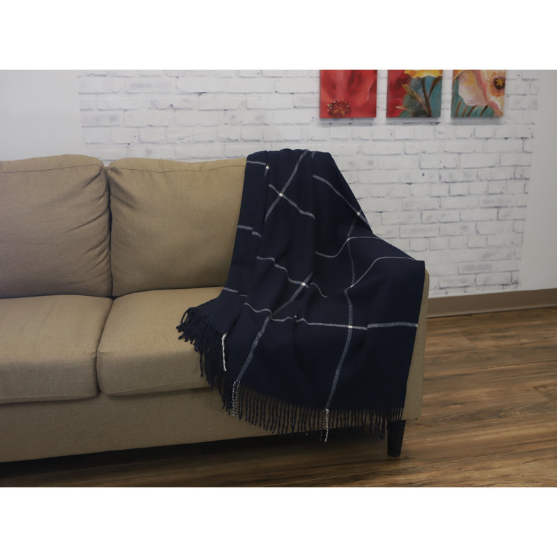 Glasgow 50" x 60" Throw, Navy