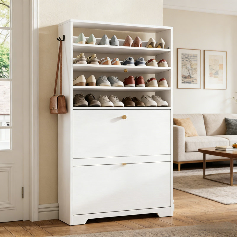 Premium Wooden Shoe Cabinet For Home