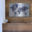 Art mural en métal «Indigo World Map» par Danhui Nai-1391486968