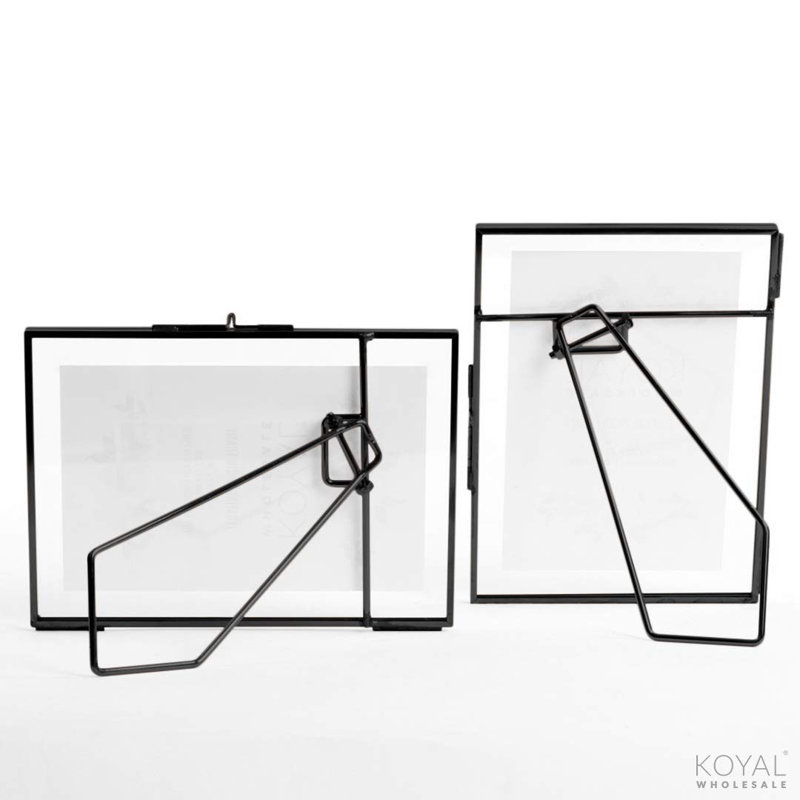 Metal Matte Floater Picture Frame with Mat, 7" x 5"