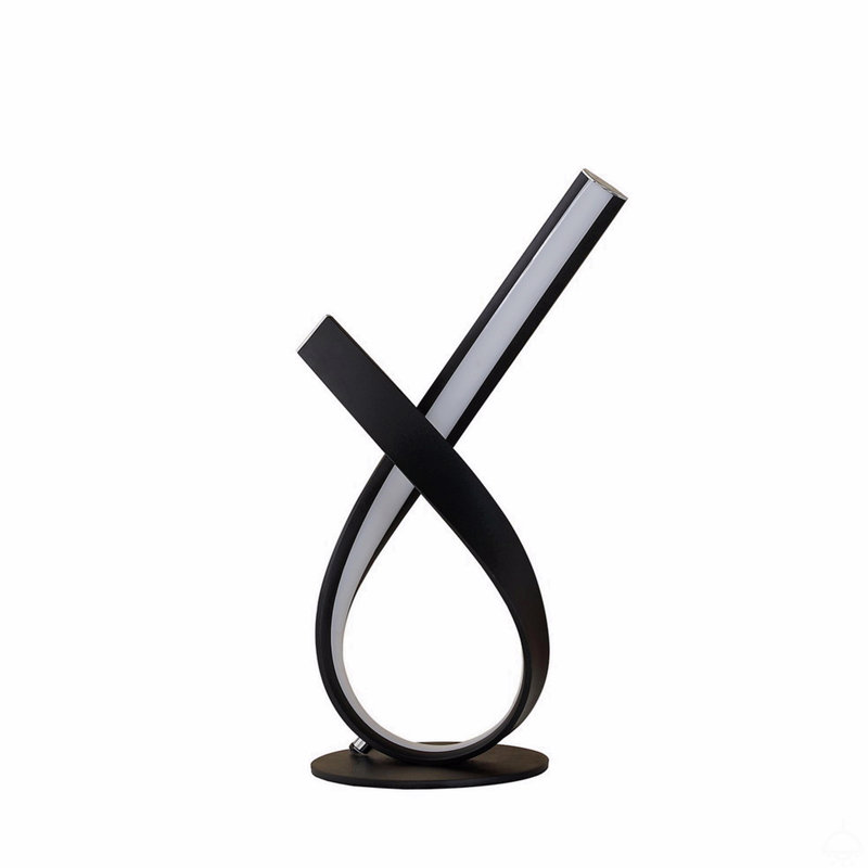 17" Abstract Metal Table Lamp