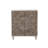 Vintage Carved Push-to-Open 2-Door Storage Accent Cabinet