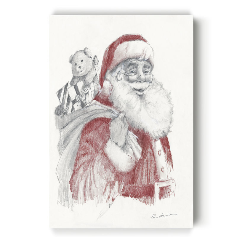«Ready For Christmas -Gallery» par Parvez Taj, reproduction d'art sur toile 1 pièce, H 48 po x l 36 po x P 1 po
