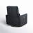 Santo Genuine Leather Swivel Power Recliner-107225108