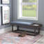 Banc rembourré avec plateau amovible-70169731