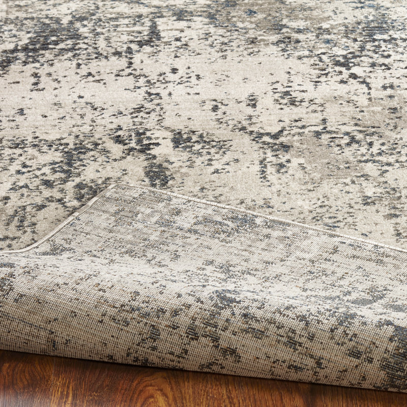 Tapis ivoire / gris Mayes, Rectangle 2 pi x 3 pi