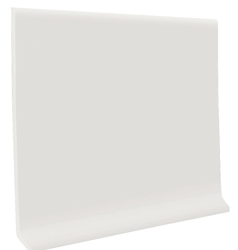 Vinyle 0,125 po avec base murale, Blanc