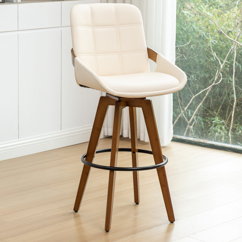 Bar Stools, Beige, Counter Stool (26.37" Seat Height)