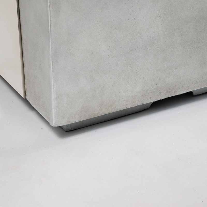70Inch Concrete Large Fire Pit Table