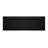 Pyramid 60" Wall Mounted Rectangular Solid Surface Bathroom Trough Sink in Matte Finish - Black, No Faucet Holes-1383741-28833619