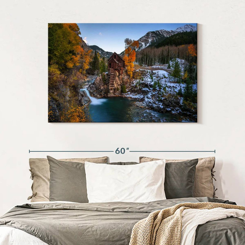 Alvord Crystal River Mill, 32" H x 48" W