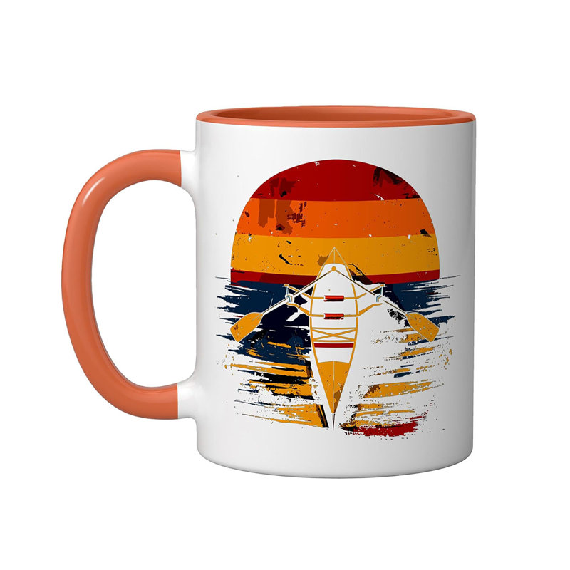 Ceramic Coffee Mug, Orange