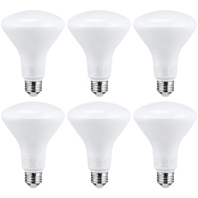 BR30 LED Light Bulb, CRI90+, 9W, E26 Base, Dimmable Indoor Flood Light for Cans, 3000K Warm White